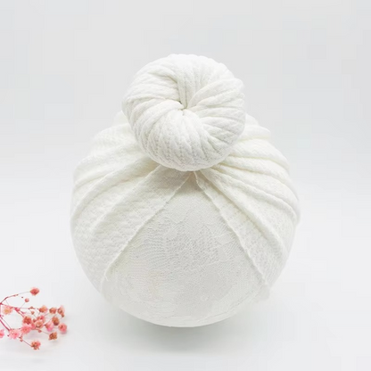 Soft Baby Beanie with Cute Bow Headband