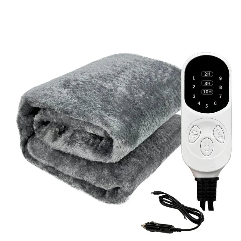 Portable 12V Electric Travel Blanket