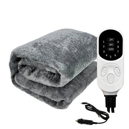 Portable 12V Electric Travel Blanket