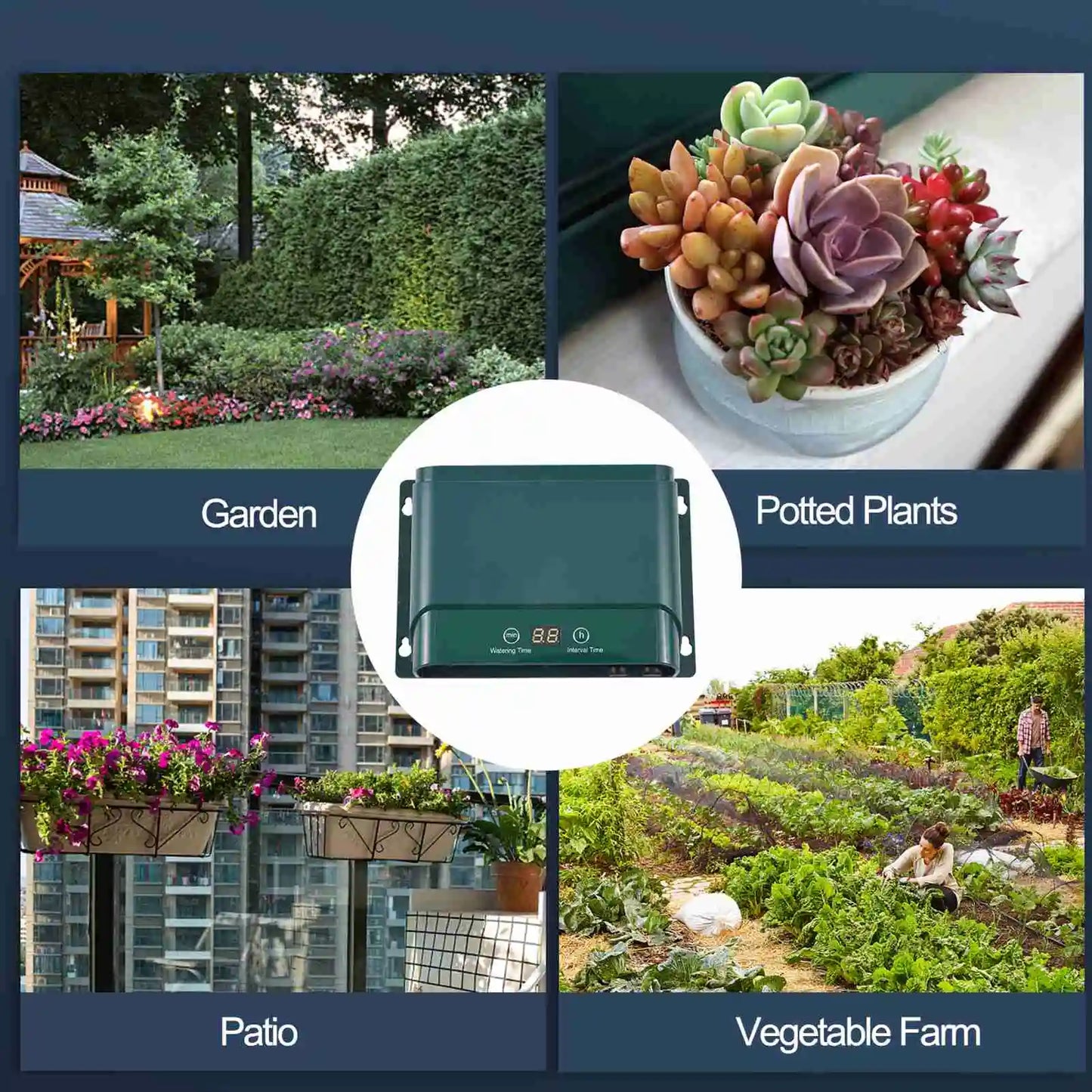 Easy Garden Watering System with Timer and 30 Settings