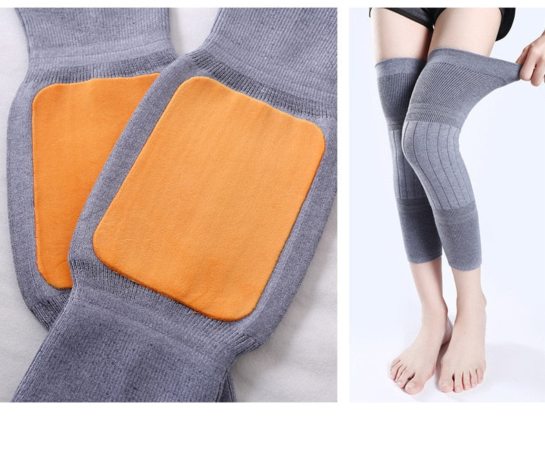 Cozy Thermal Knee Warmers for Cold Weather