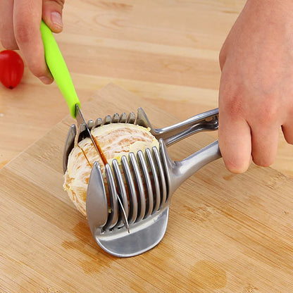 Easy Grip Kitchen Fruit Vegetable Chopper Holder