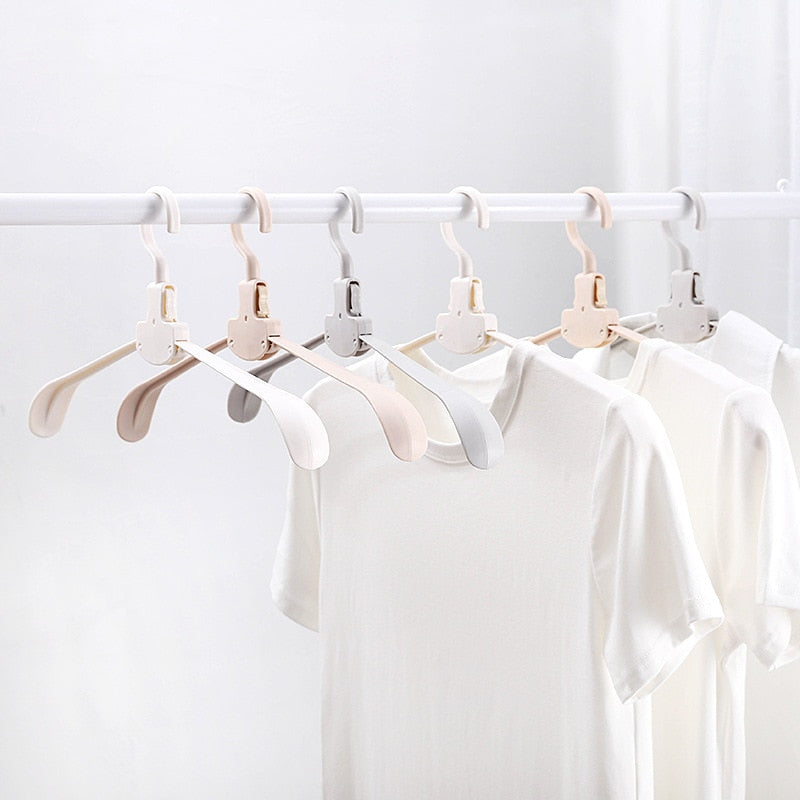Space Saving Collapsible Wide Closet Hanger