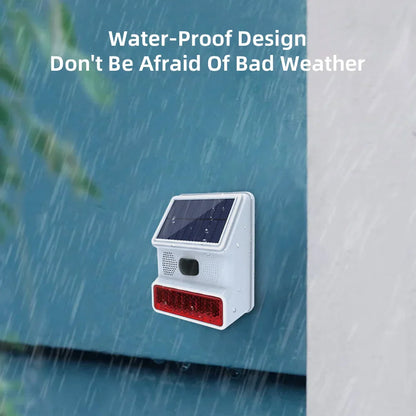 Wireless Solar Siren Module with LED Light & Sound