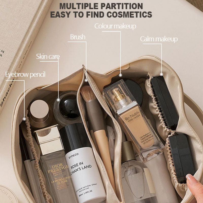 Spacious Big Travel Makeup Storage Bag