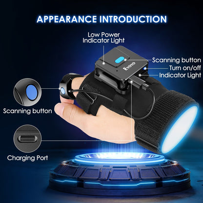 Wireless Scan Bluetooth Barcode Scanner Glove