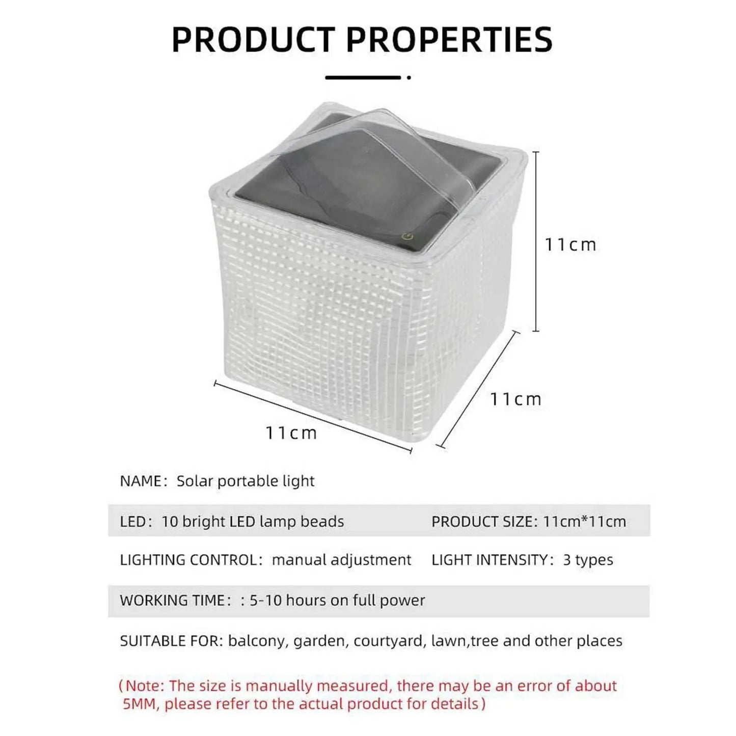 Portable Solar Powered Camping Lantern