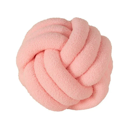 Textured Rope Knot Decor Pillow