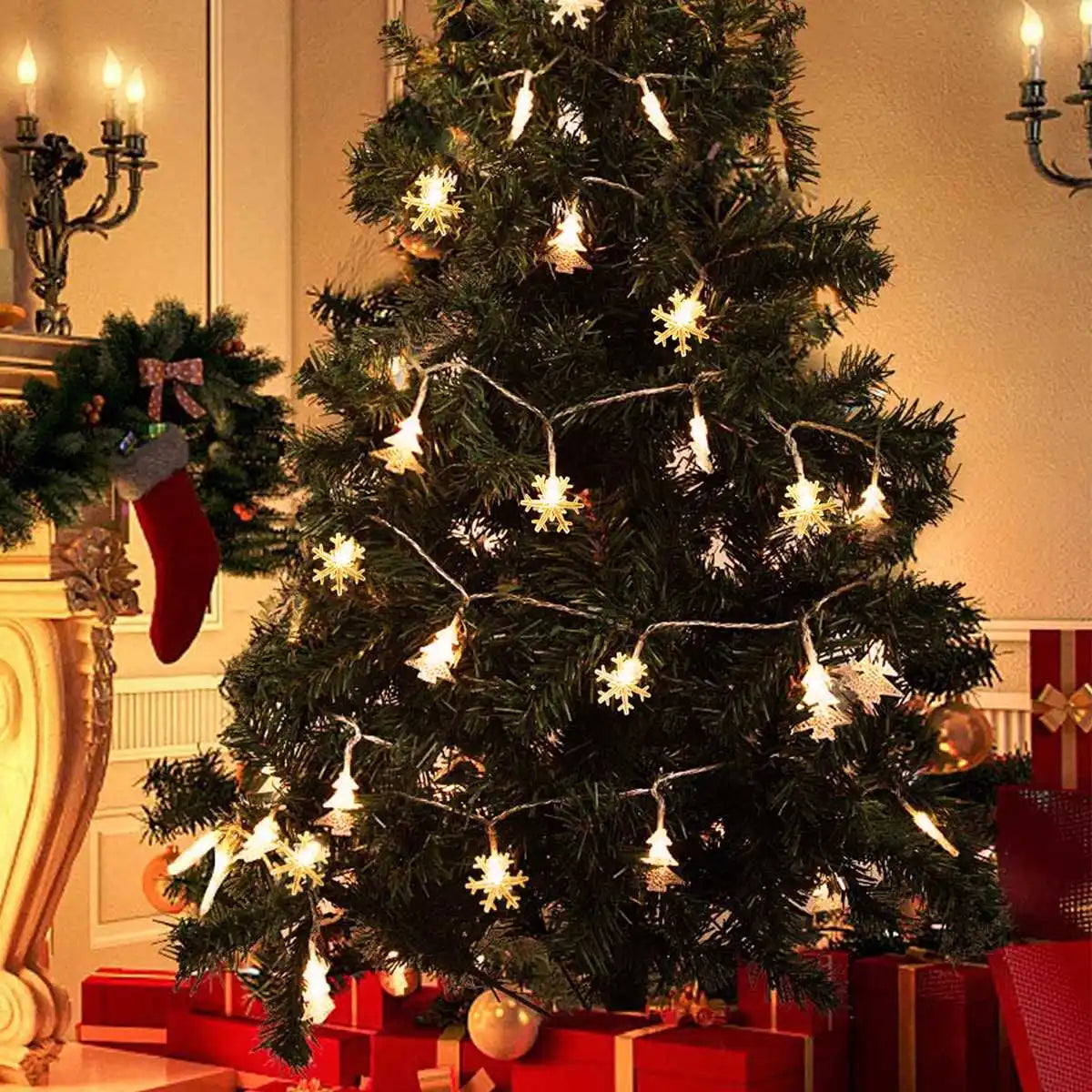 Colorful LED Fairy String Lights For Christmas Tree
