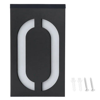 Outdoor Solar Powered House Number Lamp