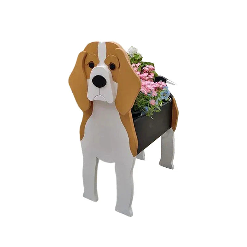 Cute Dog Planter - Adorable Pet Flower Pot