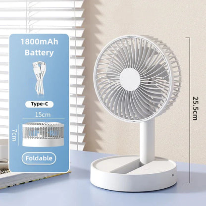 Portable Rechargeable Mini Folding Fan