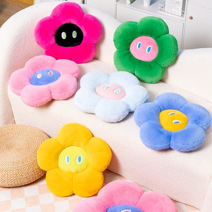 Cute Floral Pillow with Face - Befez