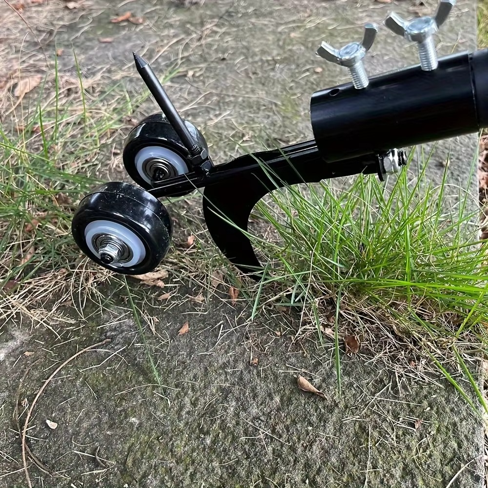 Tough Lawn Weed Removal Tool, Long Handle Roller Puller
