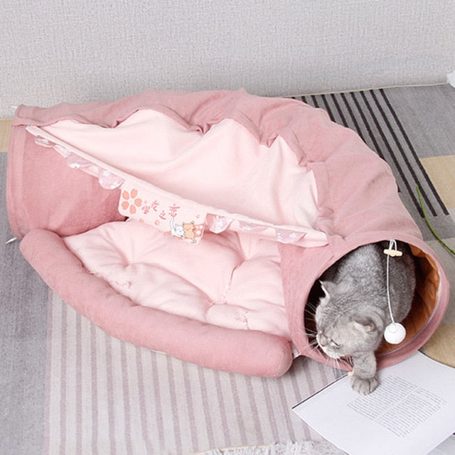 Cozy Pet Foldable Play Tunnel House