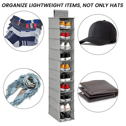 Collapsible Closet Storage Organizer for Shoes & Clothes