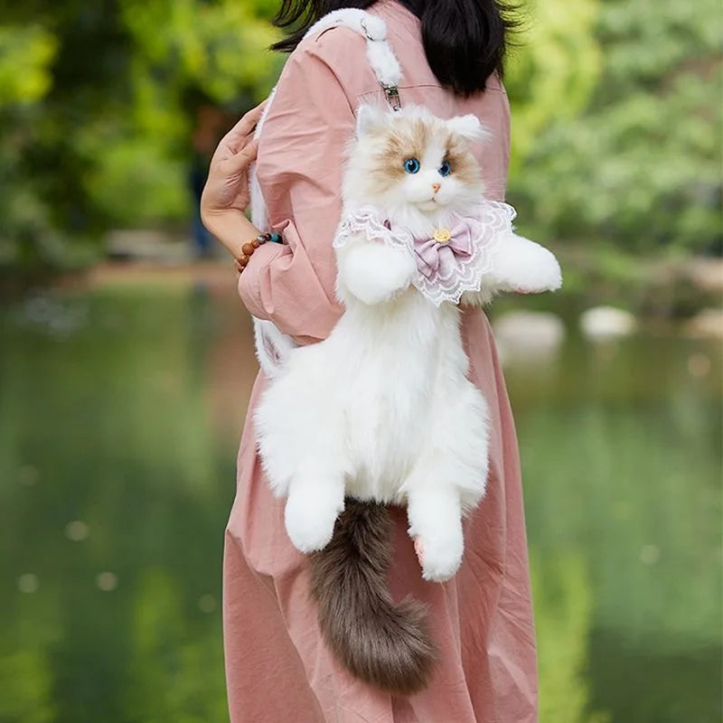 Adorable Kitten Soft Backpack