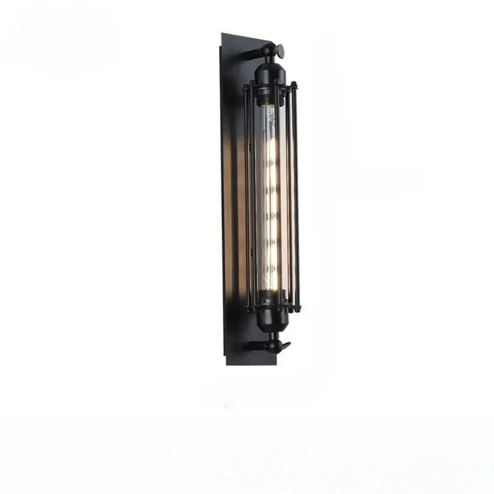 Rustic Metal Wall Lamp Vintage Style Edison Bulb Fixture