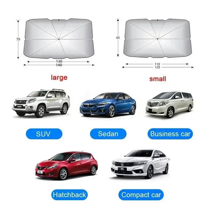 Universal Car Sun Shade Foldable Blocker