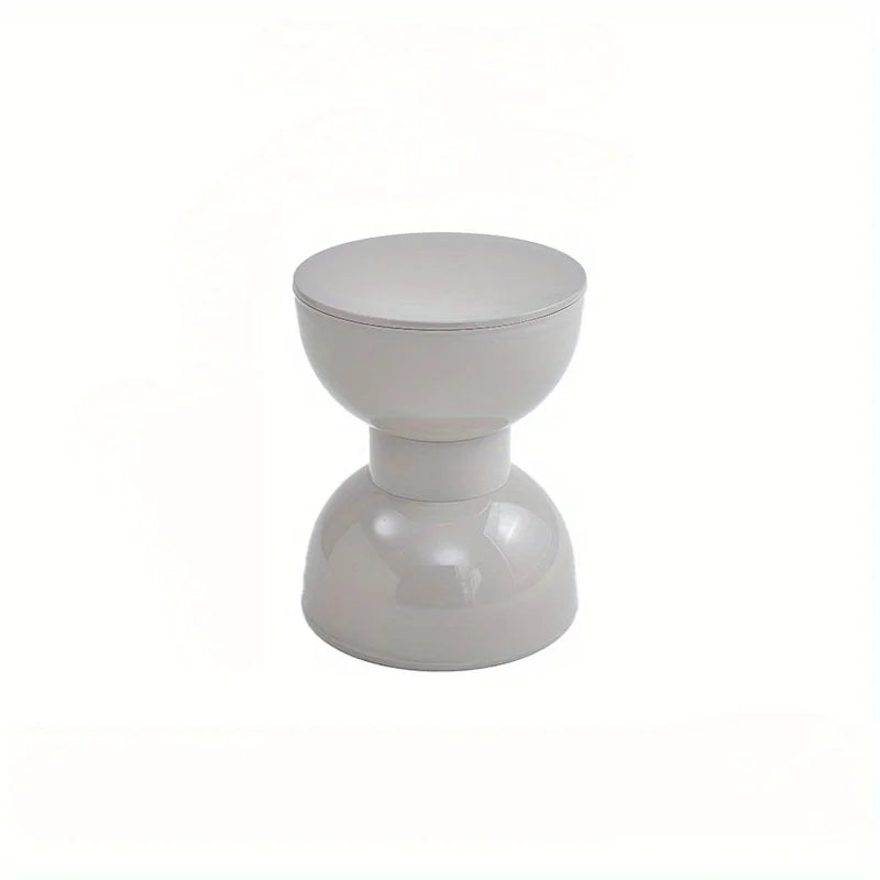 Compact Round End Table for Living Room or Hallway