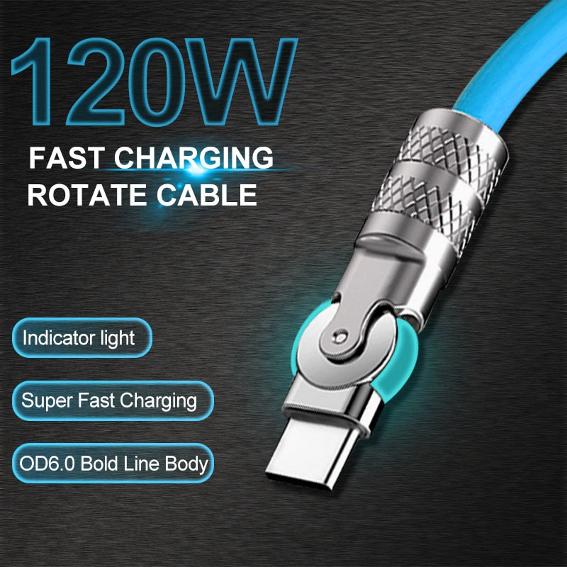 Befez | Quick Charge Phone Rotating USB Cable