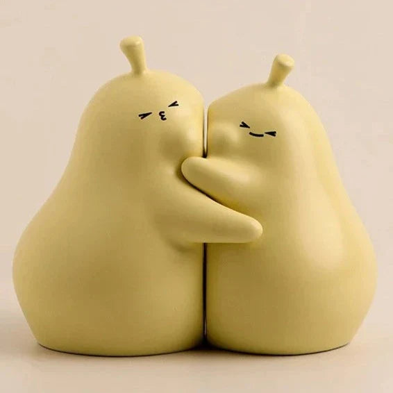 Cuddly Pear Shape Book Ends