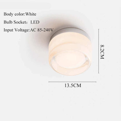 Modern Clear Glass Wall Light