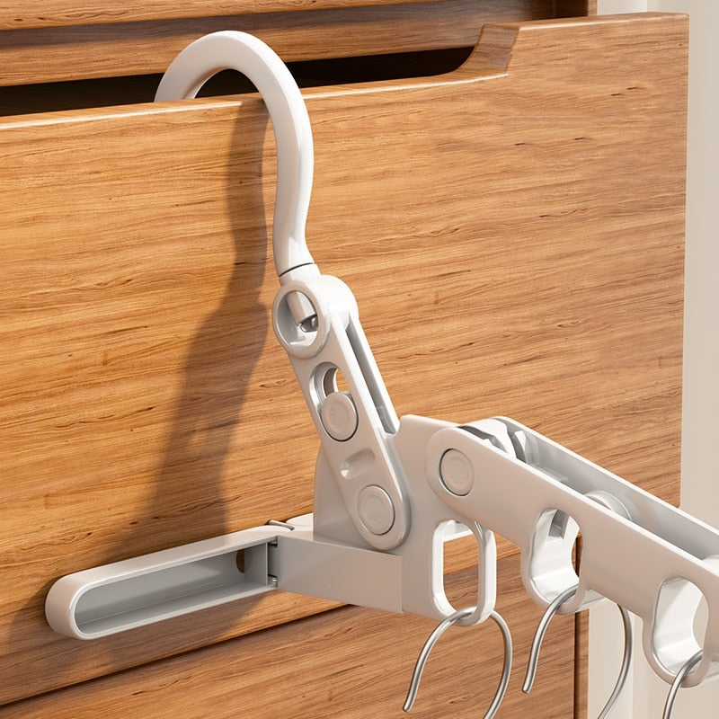 Portable Compact Folding Clothes Rack
