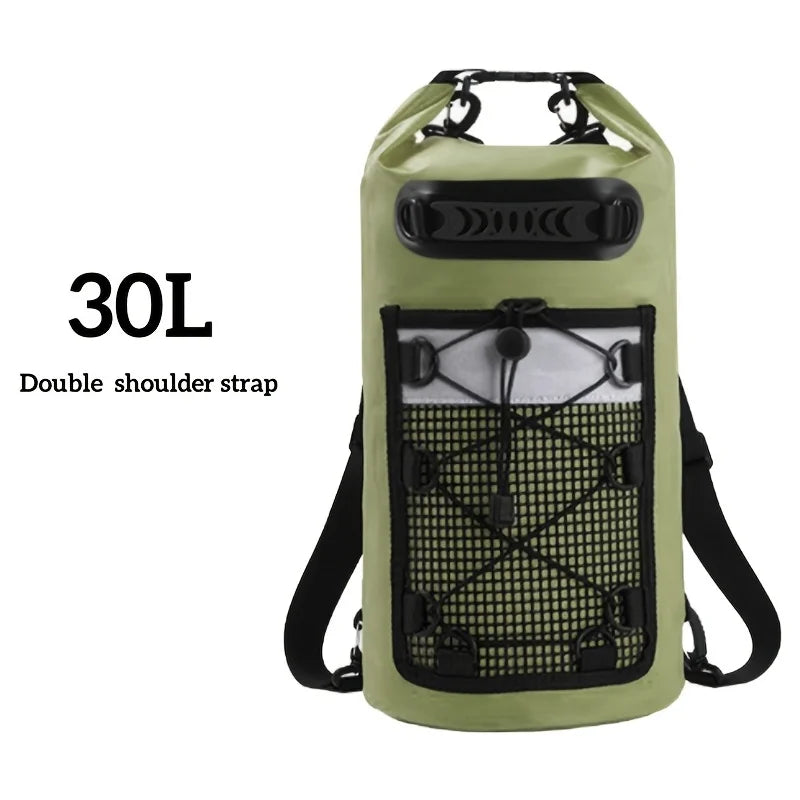 Waterproof Dry Sack Bag 10/20/30L Roll Top Backpack