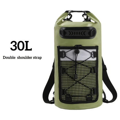 Waterproof Dry Sack Bag 10/20/30L Roll Top Backpack