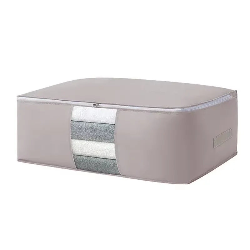 Collapsible Closet Storage Bag for Clothing and Linens