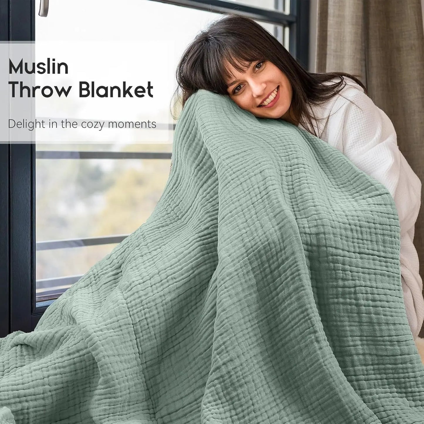 Soft Cotton Throw Blanket for Bed and Sofa - Befez