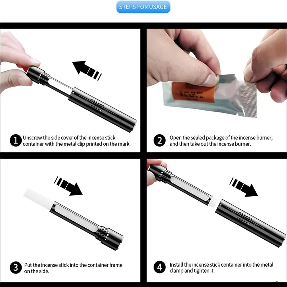 Fresh Car Air Fragrance Clip with Essential Oils