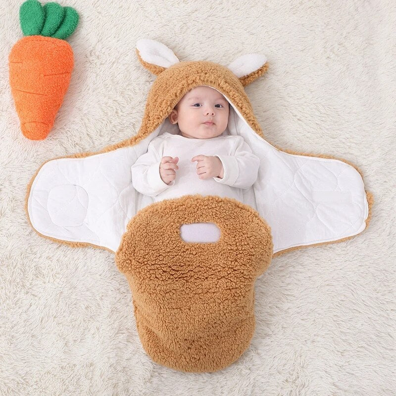 Cute Bunny Baby Sleep Sack Swaddle Wrap
