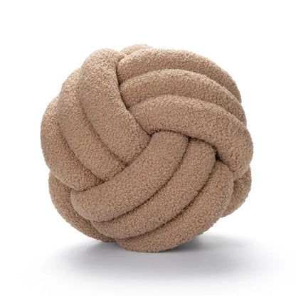 Textured Rope Knot Decor Pillow