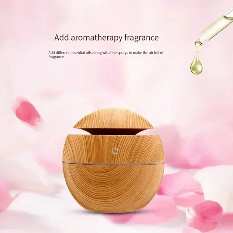Compact Portable Mini Air Humidifier with LED Night Light