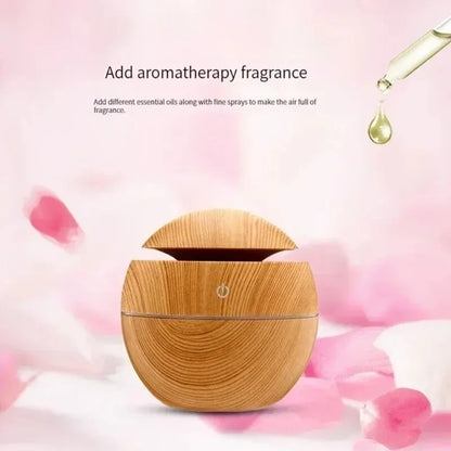 Compact Portable Mini Air Humidifier with LED Night Light