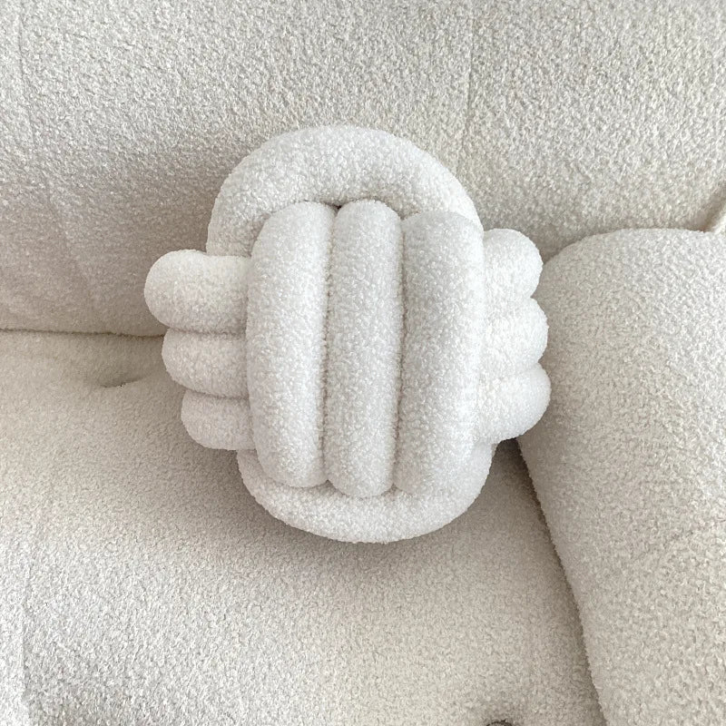 Soft Abstract Throw Pillow