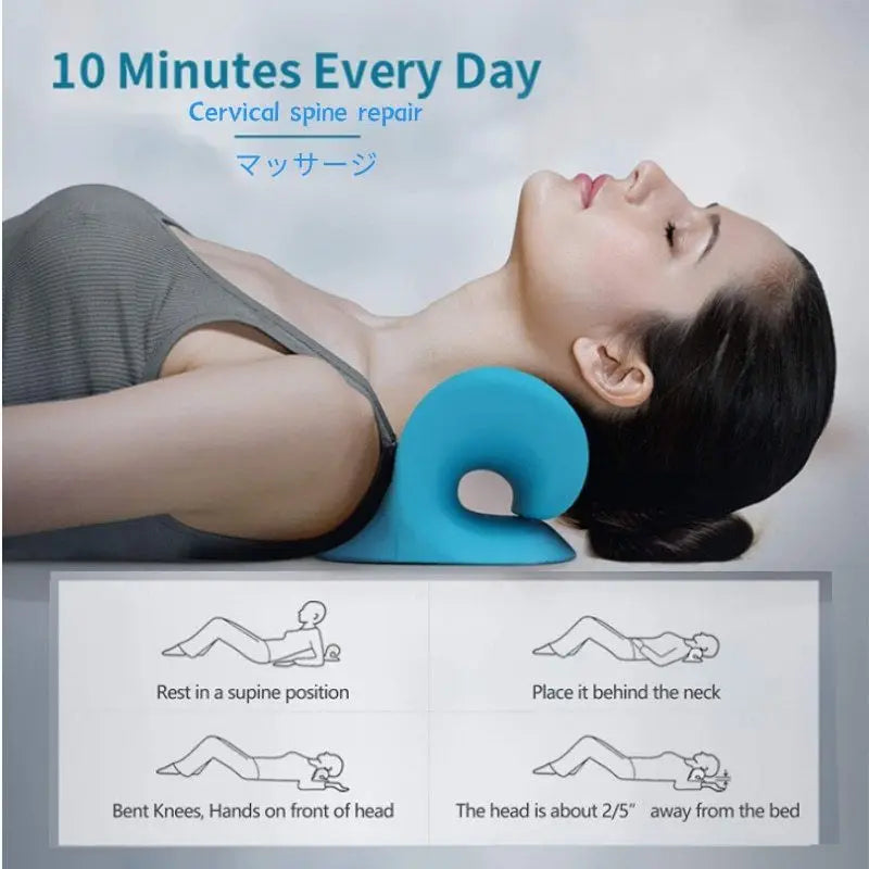 Comfortable Neck Support Pillow for Back Pain Relief