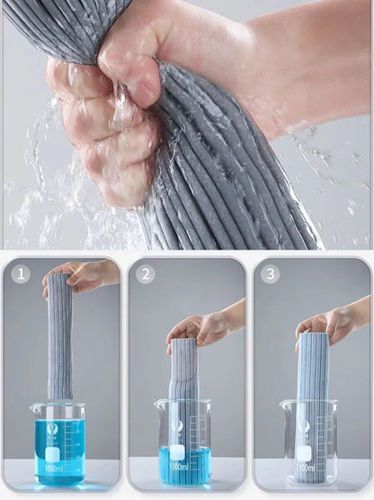 Easy Grip Folding Mop for Floors and Surfaces