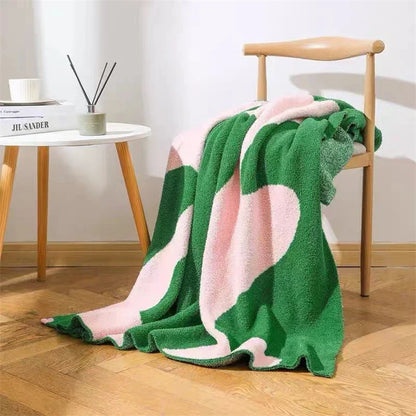 Colorful Striped Throw Blanket