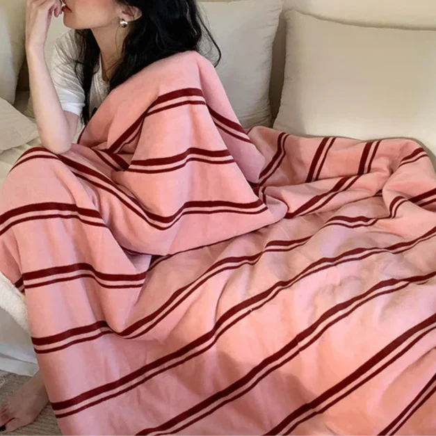 Colorful Plush Sofa Blanket