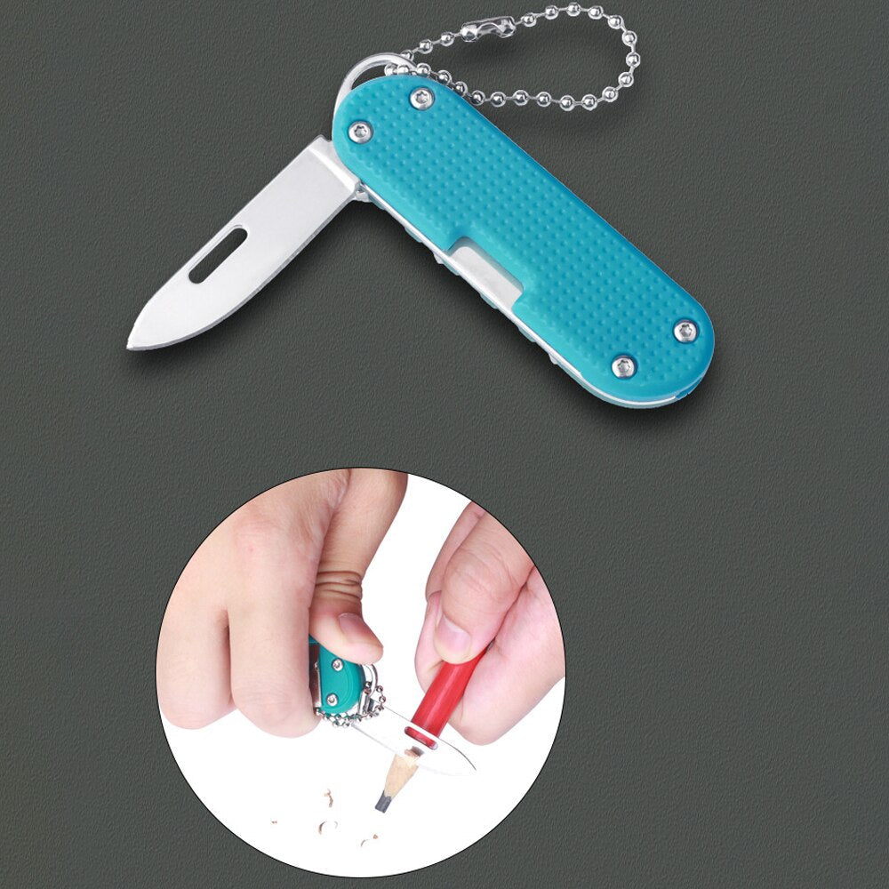 Compact Pocket Multi Tool Keychain Set