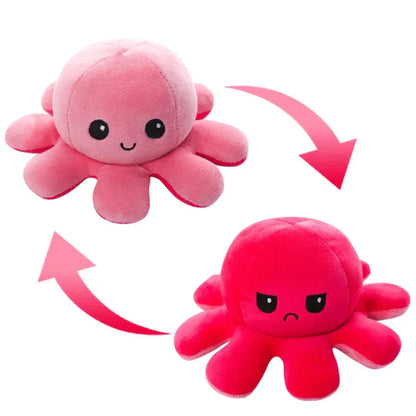 Cute Octopus Plush Toy with 2 Faces