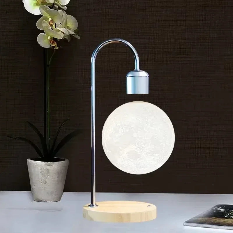 Floating LED Night Lamp with Wireless Charger