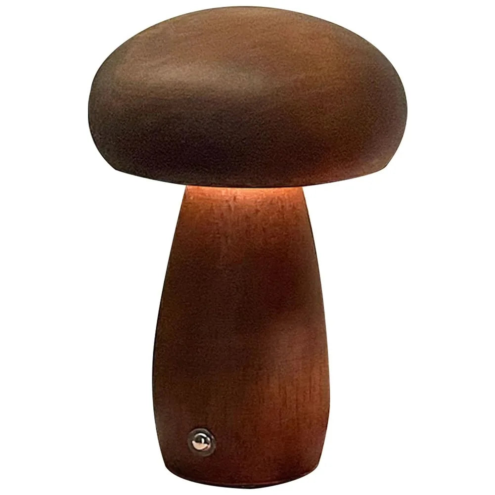 Soft Wooden Dimmable LED Night Lamp