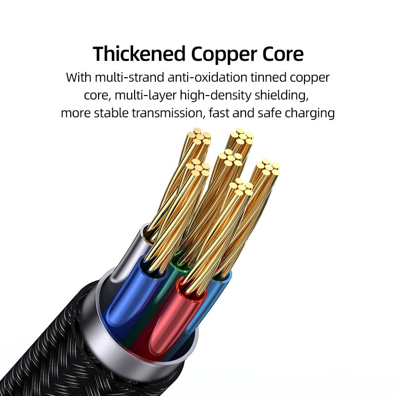 Quick Charge LED USB Fast Charging Cable