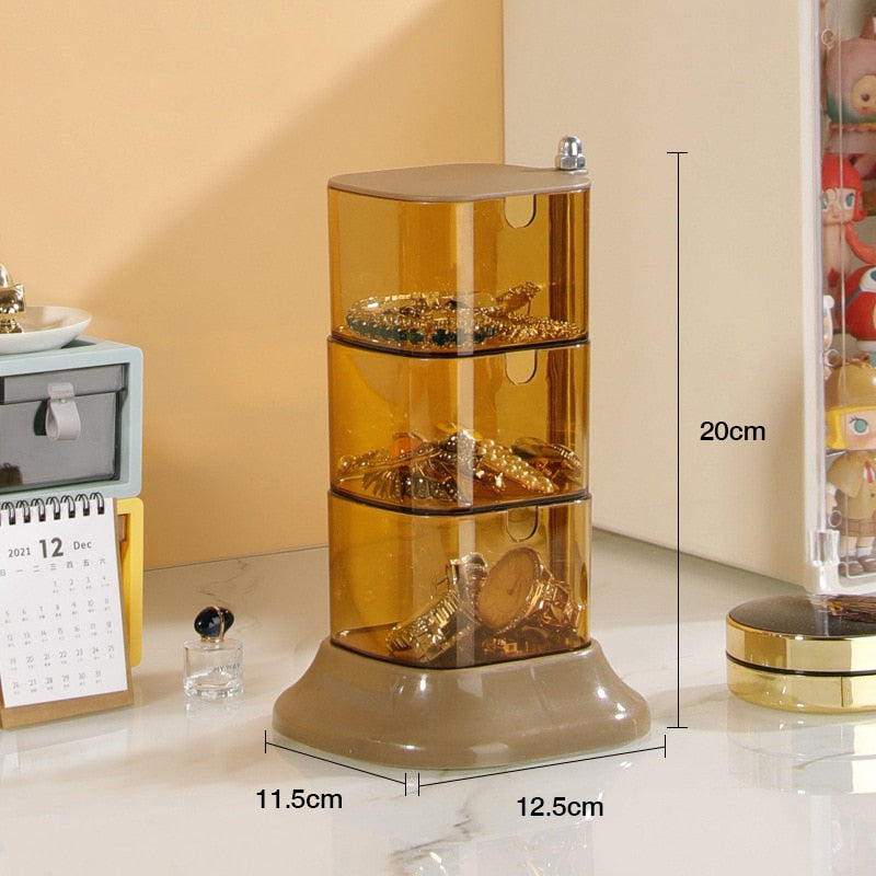 Spinning Cosmetic Organizer Box