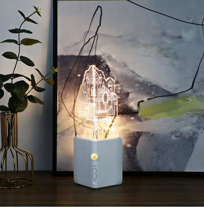 Colorful 3D LED Plug Night Light