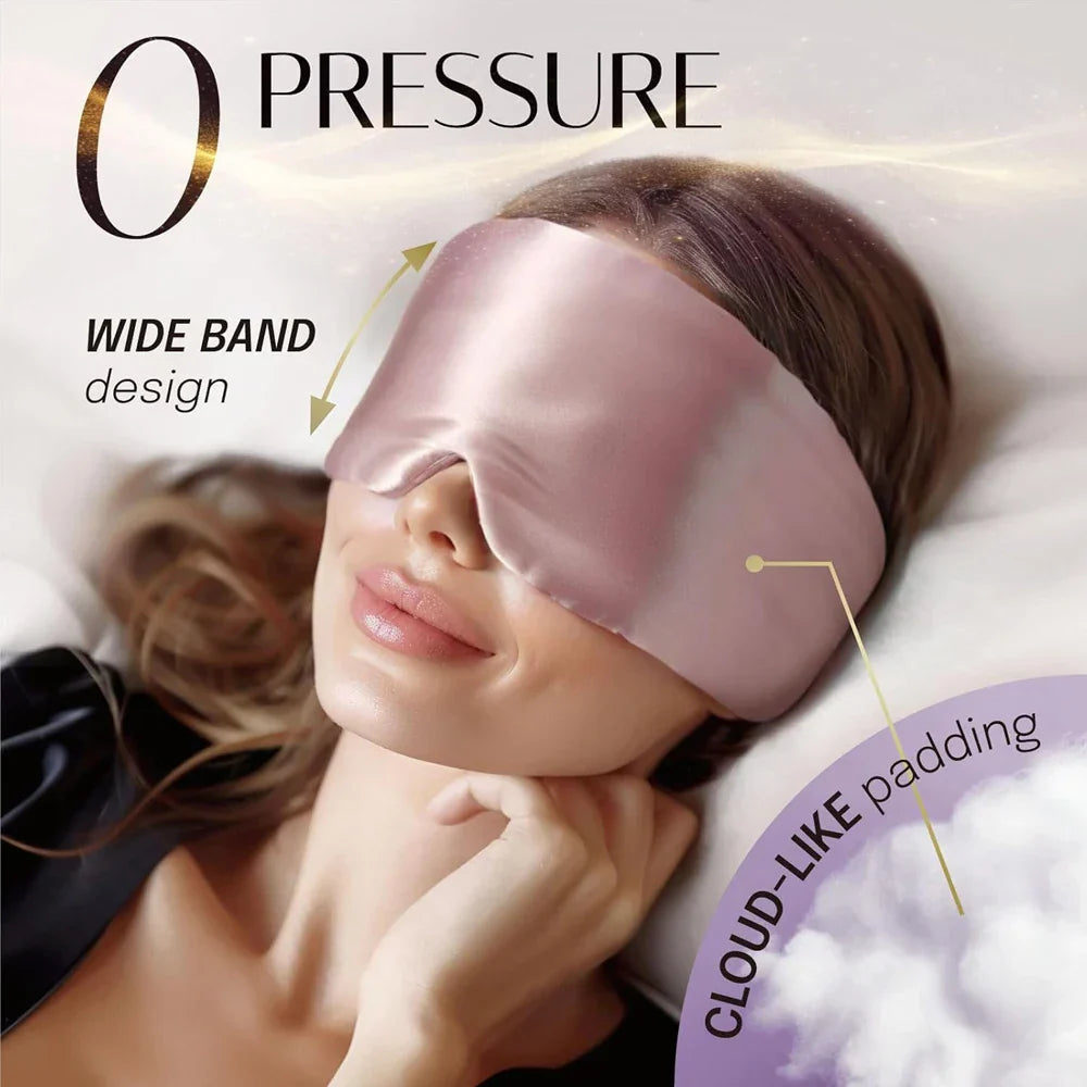 Soft Mulberry Silk Sleep Eye Mask for Better Sleep